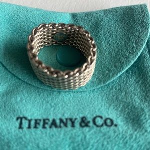 Tiffany and Co. classic mesh ring